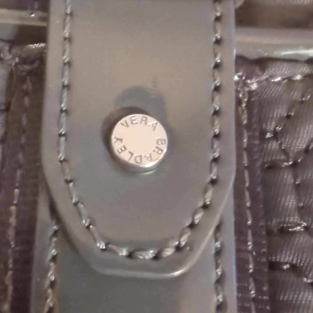 Vera Bradley Quilted & Patent Woven Chain Strap Handbag - Picture 11 of 11